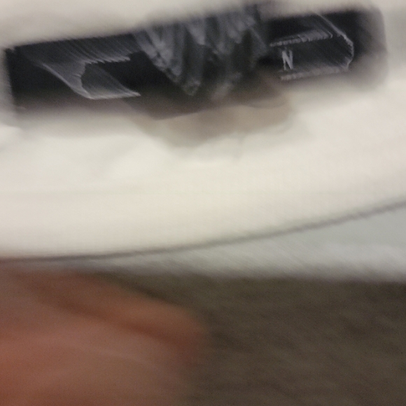 Men's Gray and White Striped Shirt - Picture 5 of 6